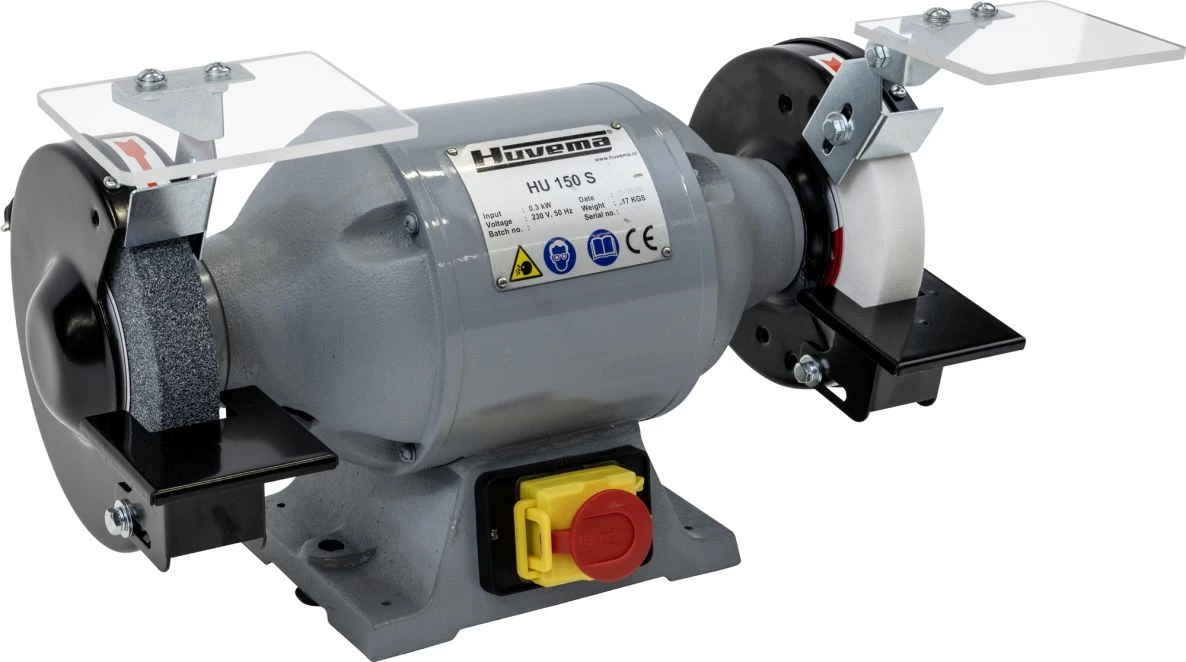 Huvema Touret à Meuler 14205 Meuleuse D'établi Double 150mm HU 150 S-2 Topline 1 Huvema Touret à Meuler 14205 Meuleuse D'établi Double 150mm HU 150 S-2 Topline