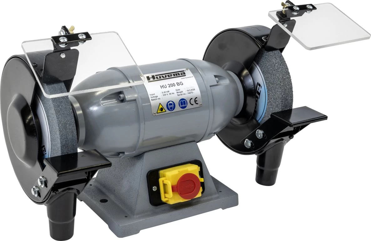 Huvema Touret à Meuler 14275 Meuleuse D'établi Double 200 Mm Ø HU 200 BG-2 Topline 1 Huvema Touret à Meuler 14275 Meuleuse D'établi Double 200 Mm Ø HU 200 BG-2 Topline