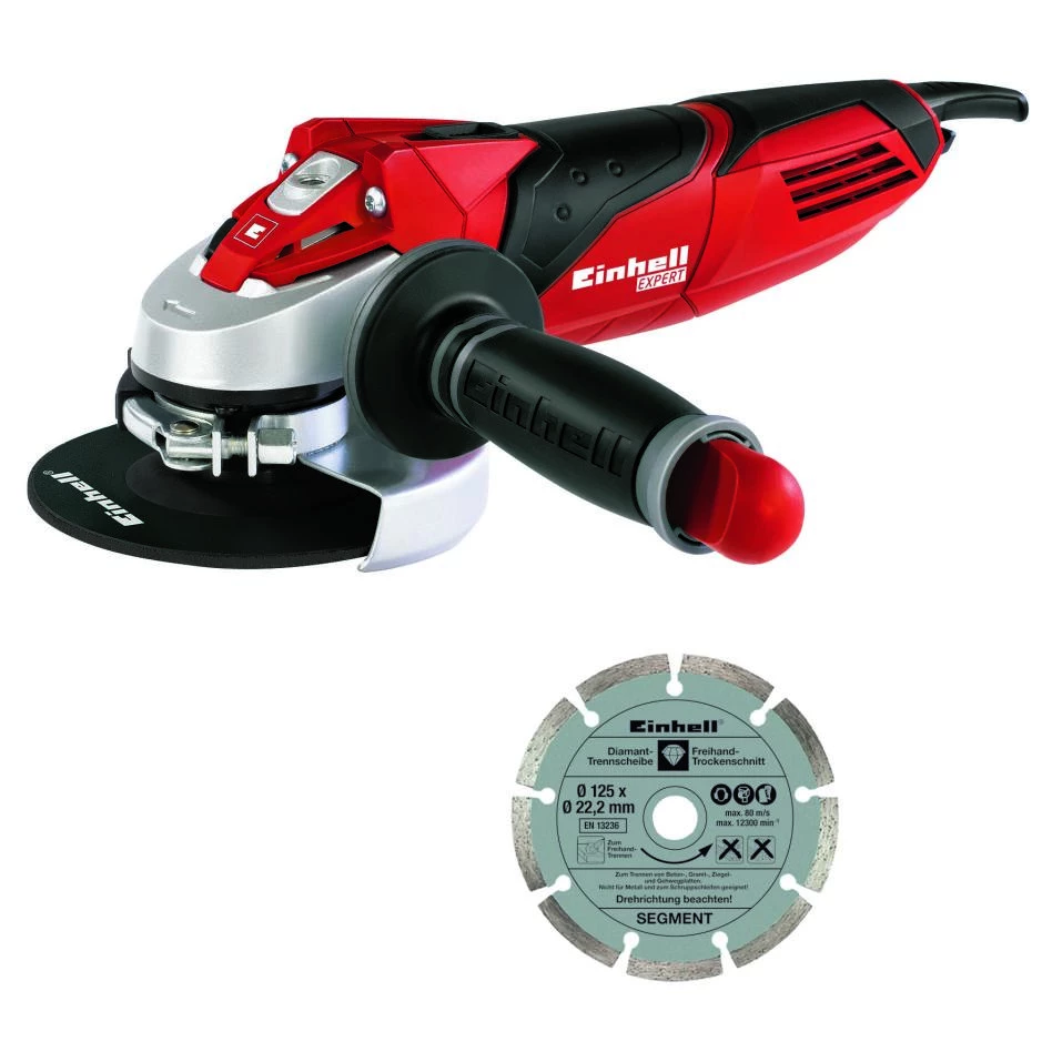 Einhell 4430885 TE-AG 125/750 Kit Meuleuse D'angle 125 Mm 750 Watts 5 Einhell 4430885 TE-AG 125/750 Kit Meuleuse D'angle 125 Mm 750 Watts – Image 5