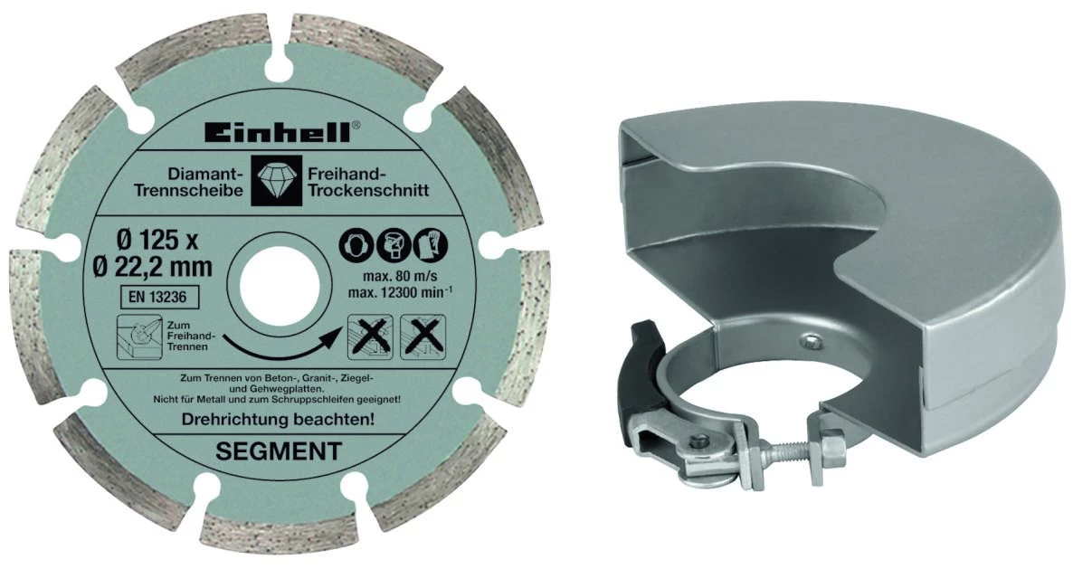 Einhell 4430885 TE-AG 125/750 Kit Meuleuse D'angle 125 Mm 750 Watts 1 Einhell 4430885 TE-AG 125/750 Kit Meuleuse D'angle 125 Mm 750 Watts