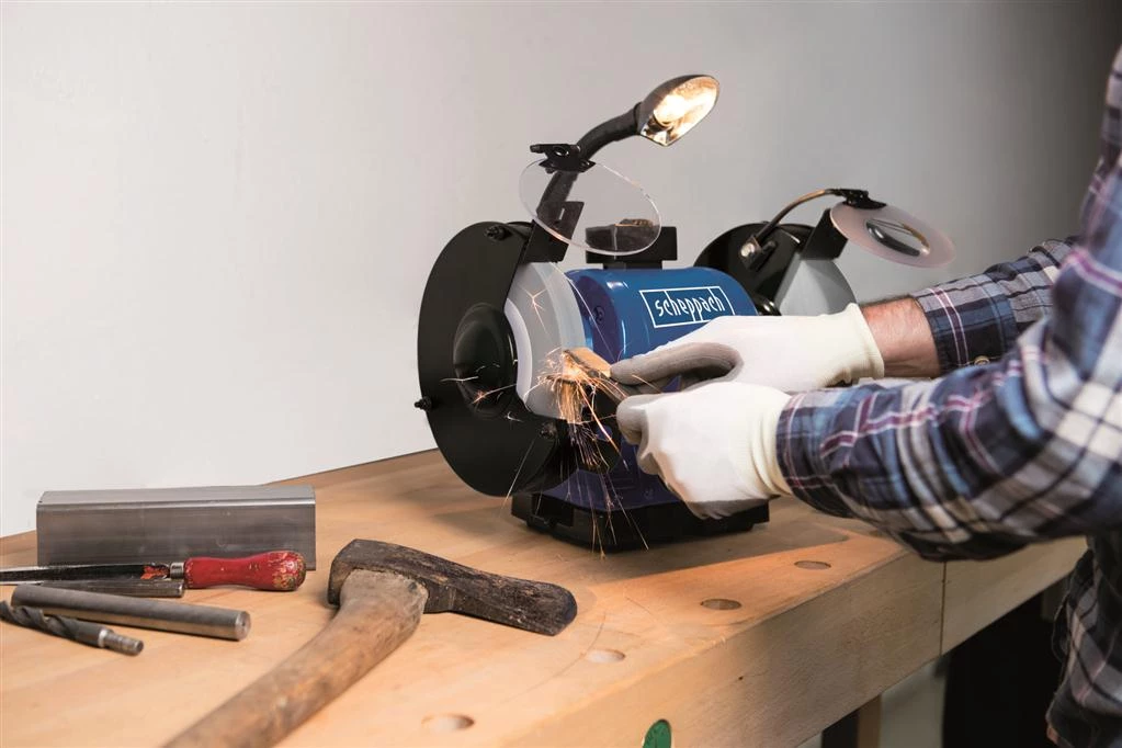 Scheppach Touret à Meuler 4903104901 BG150 Meuleuse Double 6 3 Scheppach Touret à Meuler 4903104901 BG150 Meuleuse Double 6 – Image 3