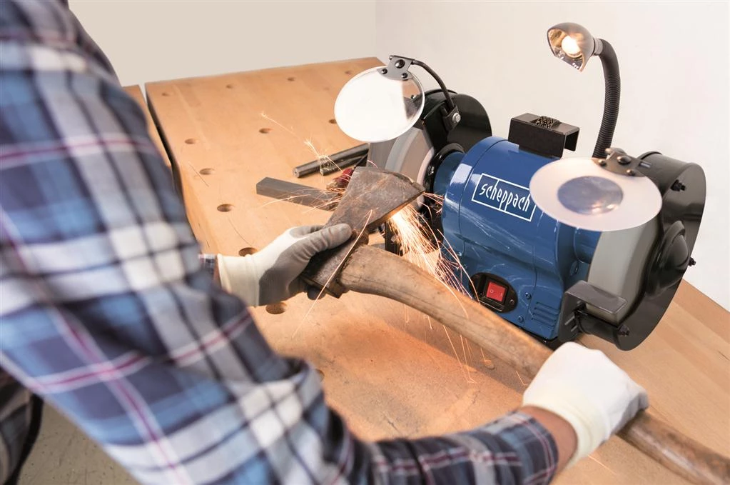 Scheppach Touret à Meuler 4903104901 BG150 Meuleuse Double 6 4 Scheppach Touret à Meuler 4903104901 BG150 Meuleuse Double 6 – Image 4