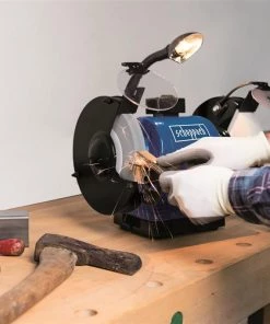 Scheppach Touret à Meuler 4903106901 BG200AL Meuleuse Double 8" 200 Mm -Meuleuse Soldes 4903106901 bg200al meuleuse double 8q 200 mm 2