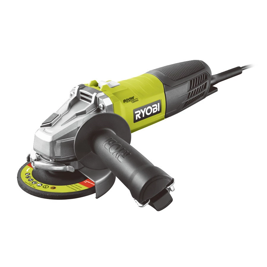 Ryobi 5133002491 RAG800-125G Meuleuse D'angle 125 Mm 800 Watts 1 Ryobi 5133002491 RAG800-125G Meuleuse D'angle 125 Mm 800 Watts
