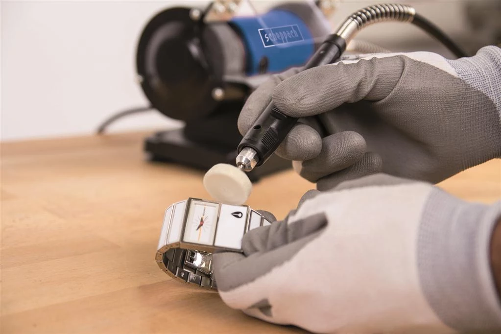 Scheppach Touret à Meuler 5903106901 Machine à Meuler Et à Polir HG34 75mm 5 Scheppach Touret à Meuler 5903106901 Machine à Meuler Et à Polir HG34 75mm – Image 5