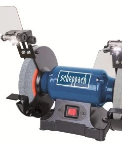 Scheppach Touret à Meuler 5903109901 SM200AL Meuleuse Double 8" 200 Mm