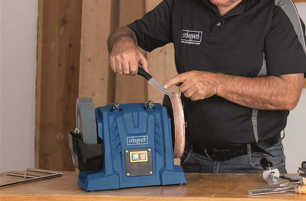 Scheppach Affûteuse 5903205901 Broyeur Humide Tiger 5000S 8". 4 Scheppach Affûteuse 5903205901 Broyeur Humide Tiger 5000S 8". – Image 4