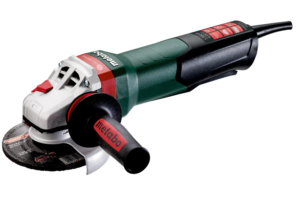 Metabo Meuleuse D'angle 600548000 WEPBA17-125 Quick Meuleuse D’angle Classe Compacte 125mm 1700W 1 Metabo Meuleuse D'angle 600548000 WEPBA17-125 Quick Meuleuse D’angle Classe Compacte 125mm 1700W