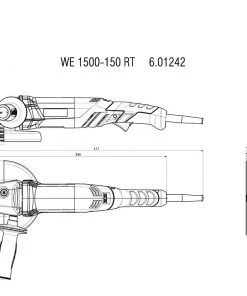 Metabo 601242000 WE 1500-150 RT Meuleuse D'angle 150 Mm