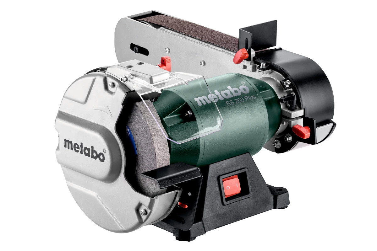 Metabo Touret à Meuler 604220000 BS 200 PLUS Touret Combiné Et Ponceuse à Bande 1 Metabo Touret à Meuler 604220000 BS 200 PLUS Touret Combiné Et Ponceuse à Bande