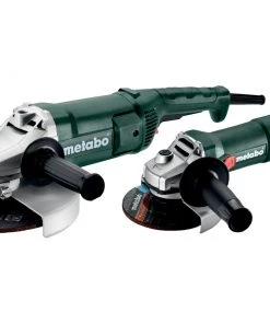Metabo Meuleuse D'angle 691083000 Ensemble De Meuleuses D'angle (WP 2200-230 + W 750-125) + 5 Ans De Garantie Du Revendeur !