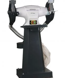 Optimum Touret à Meuler 713091045 GZ25DD Meuleuse D'établi Avec Aspiration 250 Mm 400 Volt