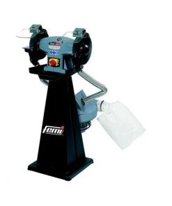 Femi Touret à Meuler 8003932 194/M EVO Meuleuse D'établi Industrielle Avec Aspiration 1500W - 400V