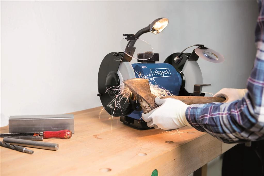 Scheppach BG200 Double Touret à Meuler 8" 200mm 3 Scheppach BG200 Double Touret à Meuler 8" 200mm – Image 3