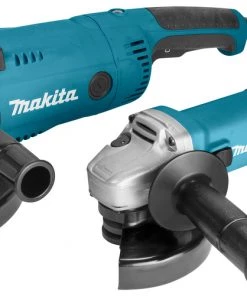 Makita Meuleuse D'angle DK0054GZ Ensemble De 2 Machines (GA9020R + 9558HNRG)