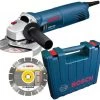 Bosch Bleu Meuleuse D'angle 'GWS1400 Meuleuse D''angle Roue Diamantée Gratuite