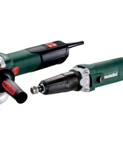 Metabo SET - WEV 15-125 Meuleuse D'angle Rapide + Meuleuse Droite G 400 691203000