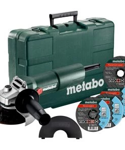 Metabo W 750-125 Meuleuse D'angle 125 Mm + Accessoires En Coffret 603605680