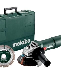 Metabo W 750-125 Meuleuse D'angle 125 Mm + Lame De Scie Diamantée En Coffret 603605510